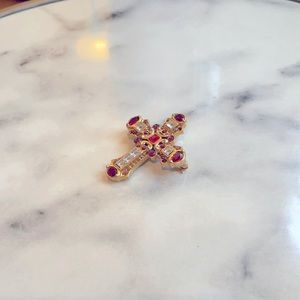 Jay Strongwater Cross Pin / Pendant